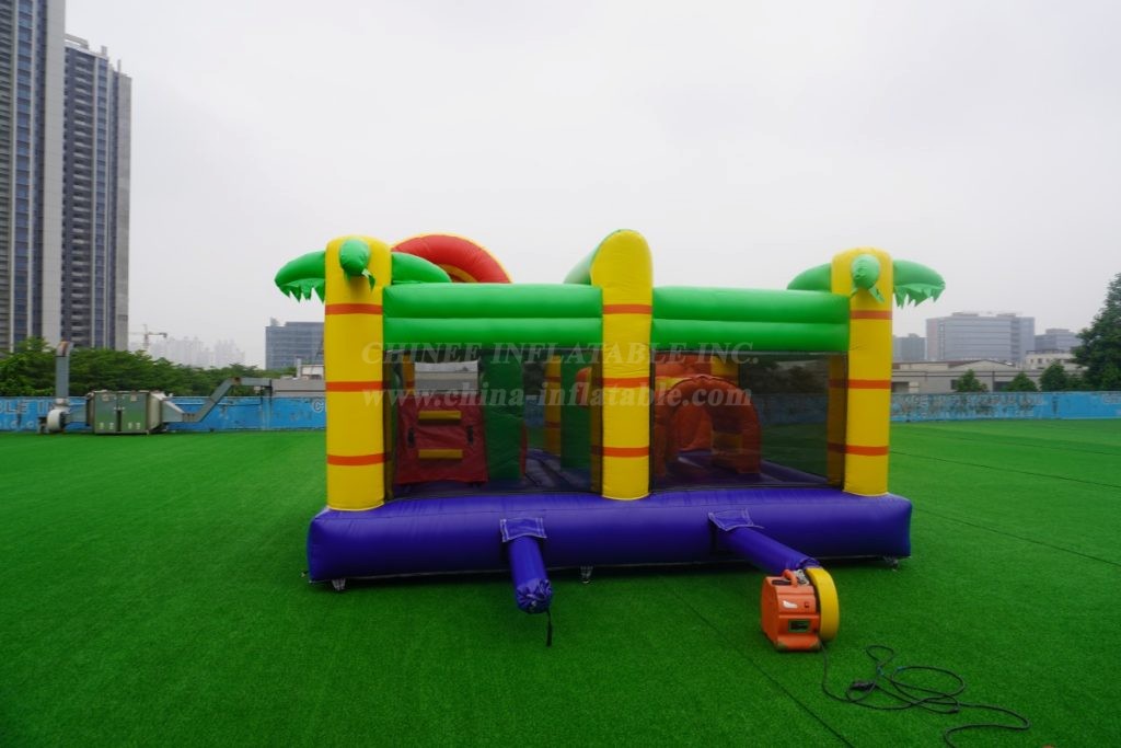 T2-3480 Lion Theme Bouncy Castle With Slide