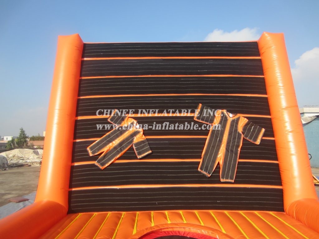 T11-1193 High Quality Funny Inflatable Games Inflatable Velcoros Wall