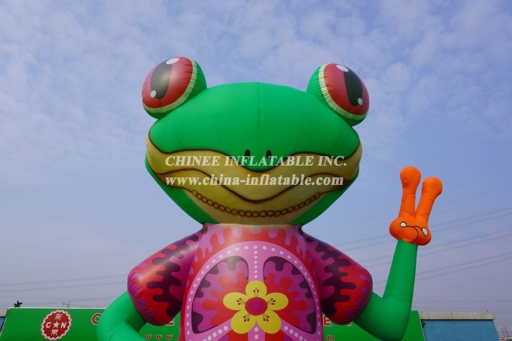 CA-02 Giant Outdoor Inflatable Frog Inflatable Character Inflatable Advertising 5M Height