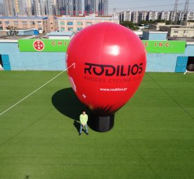 B3-24B Außenwerbung aufblasbare rote Ballon