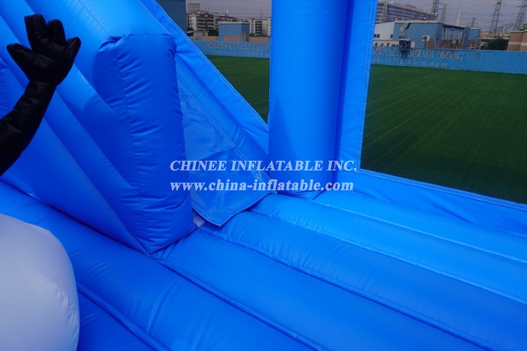 T5-1002A Disney Frozen Bouncy Castle Combo With Slide Jumping Castle