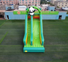 T8-3812 Riesenpanda Slide Party Event Bunte aufblasbare Rutsche