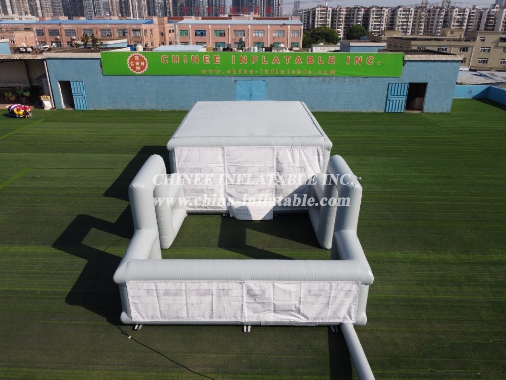 Tent1-805 Removable Inflatable Structure Military Training Tent Inflatable House With Yard