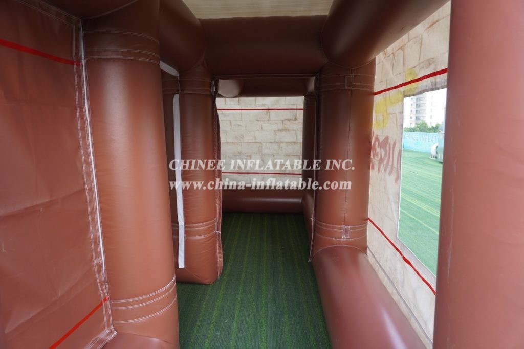 Tent1-804 Removable Inflatable Structure Military Training Tent Inflatable House With Wall