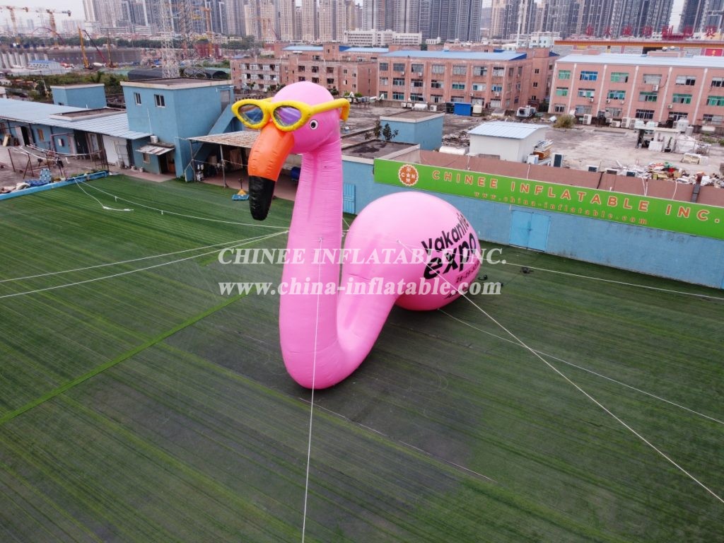 cartoon2-387 Giant Advertising Inflatable Flamingo Cartoon Promotional Cartoon