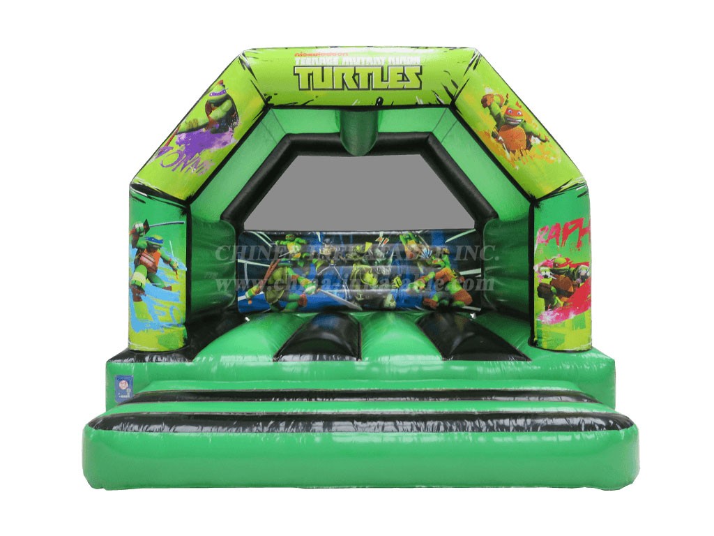 T2-4043 15X15Ft Teenage Mutant Ninja Turtles Bounce House