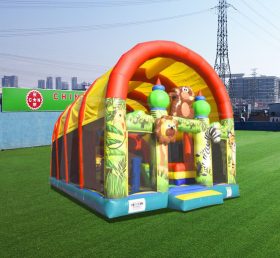 GF2-068 Aufblasbare Dschungel Thema springen Stretch Hindernis Funcity