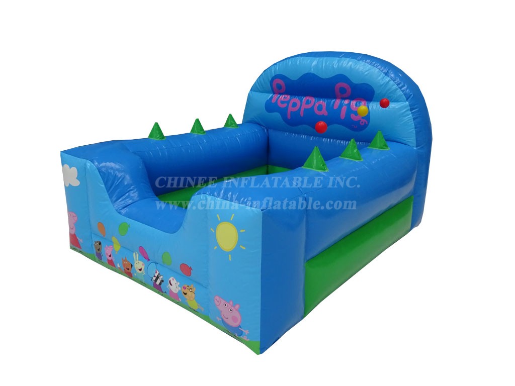 T2-4001 Green Peppa Pig High Back Ball Pool