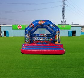 T2-4025 12X12Ft Flamme und Monster Maschine Bouncing House