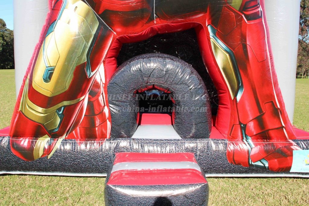 T2-4079 Iron Man Superhero Jumping Castle