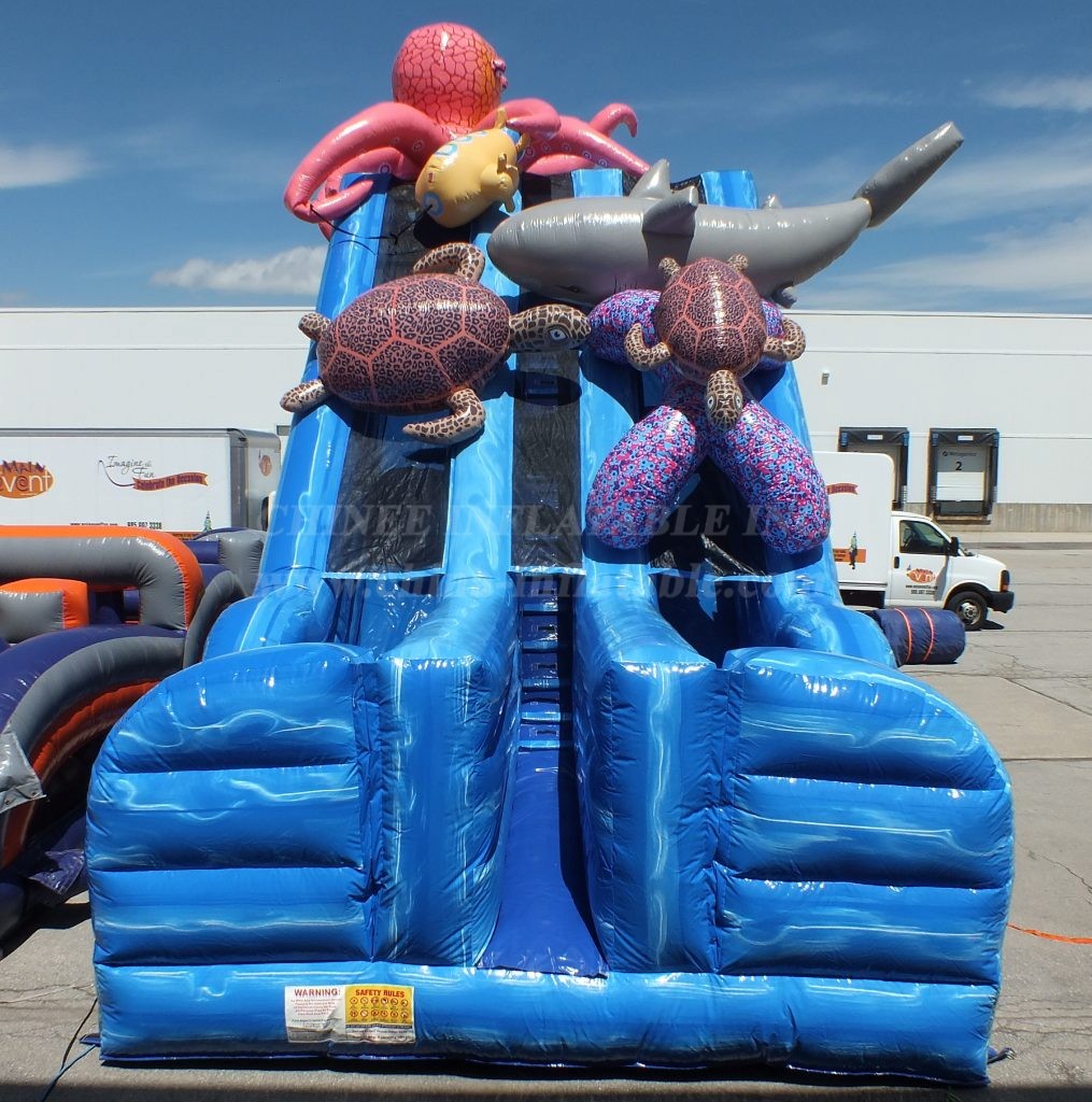 T8-4015 Ocean Quest Inflatable Slide