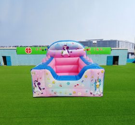 T2-4151 Einhorn Baby High Back aufblasbare Ball Pool