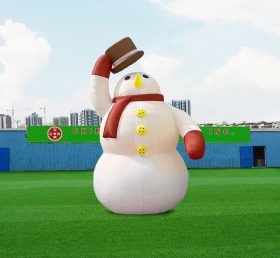 C1-232 Aufblasbare Weihnachten Schneemann