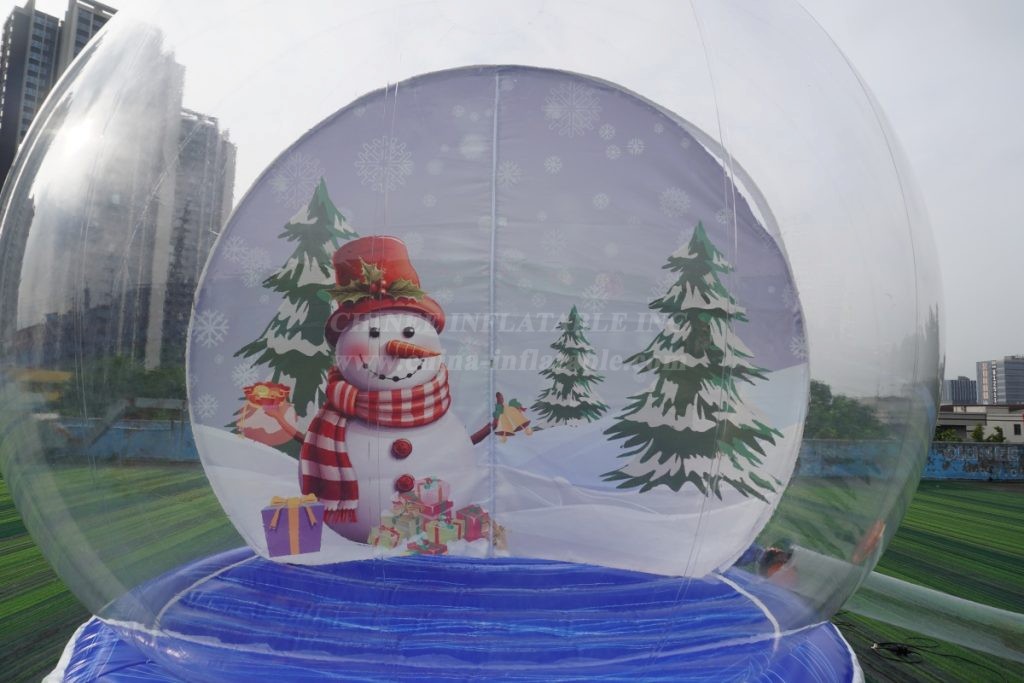 T2-4336 Christmas Snow Globe Bouncer