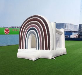 T2-3516 Regenbogen bunte Hochzeit Bounce House