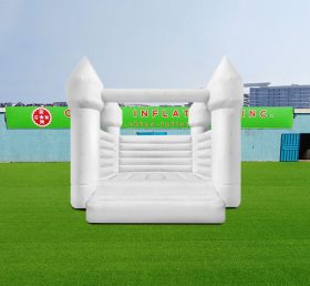 T2-3549 Mini weiße Hochzeit Bounce House