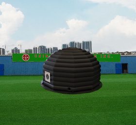 Tent1-4453 Schwarze aufblasbare Kuppel
