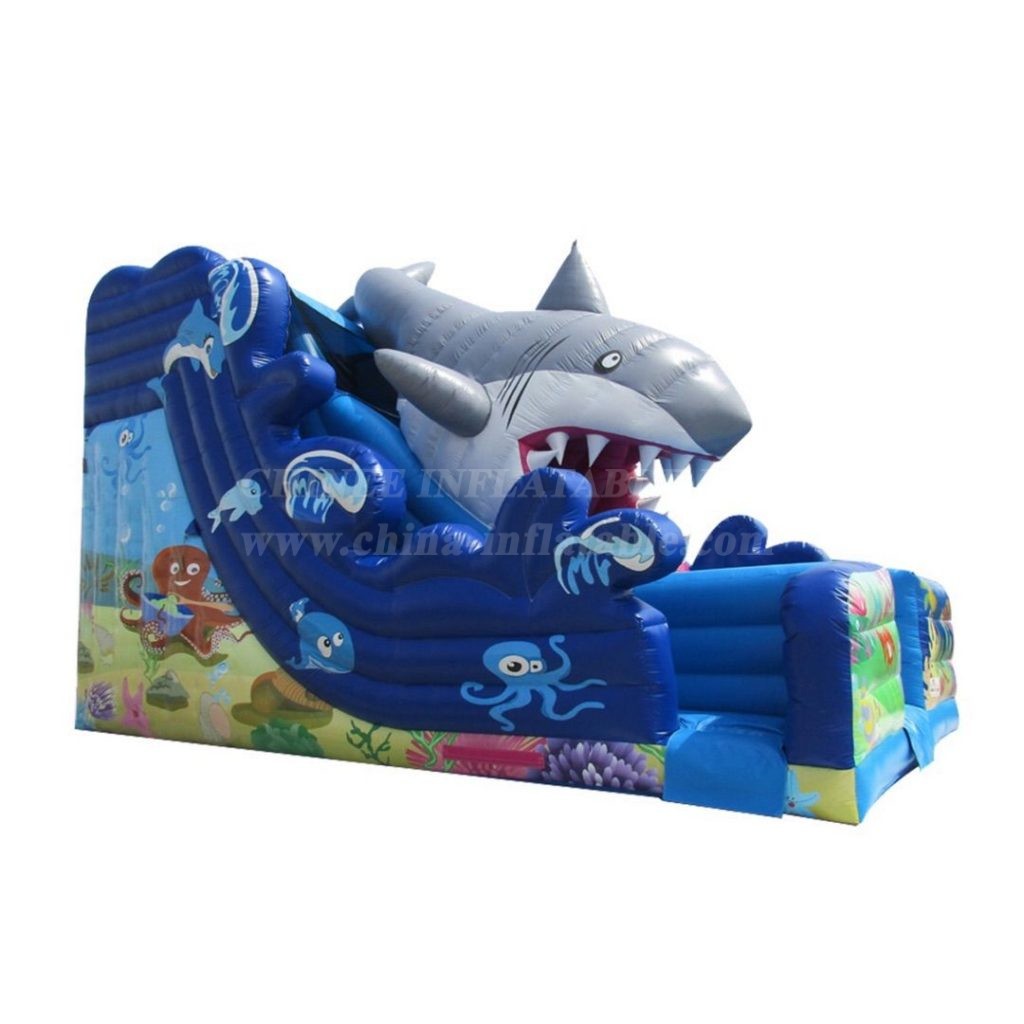 T8-4202 Shark Inflatable Slide