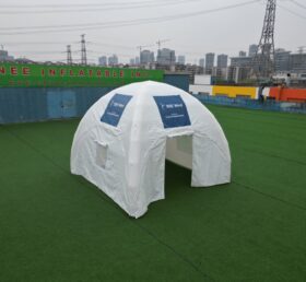 Tent1-4563 Reines weißes Spinnenkuppelzelt