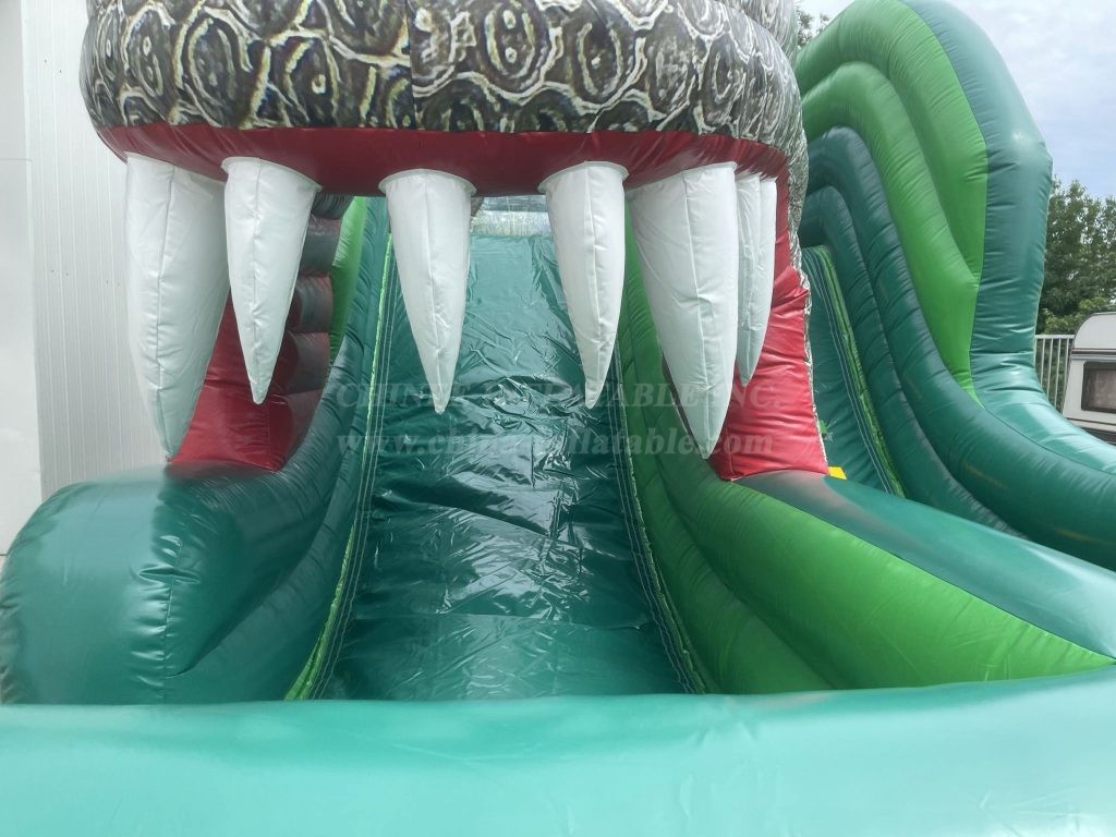 T8-4171 Dinosour Inflatable Slide