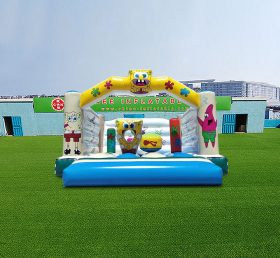 T2-4379 SpongeBob springen Schloss