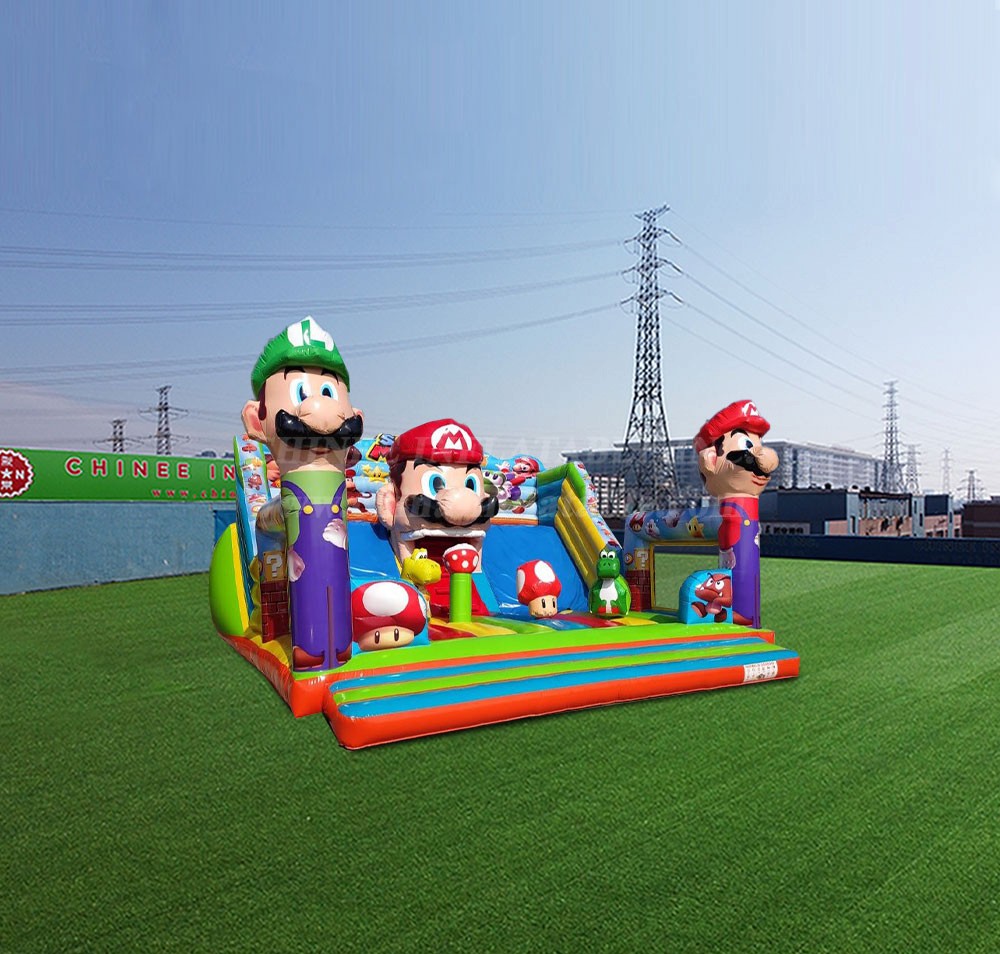 T6-827 Super Mario Bouncy Castle