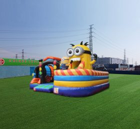 T6-860 Minions aufblasbarer Hindernisparcours Spielplatz