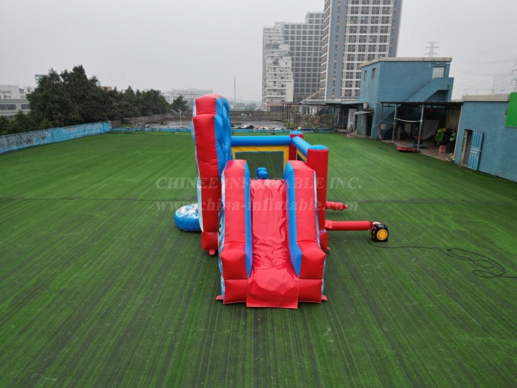 T2-4709 Sonic Bouncy Castle With Slide