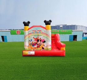 T2-4541 Mickey Mouse Club Hüpfburg mit Rutsche