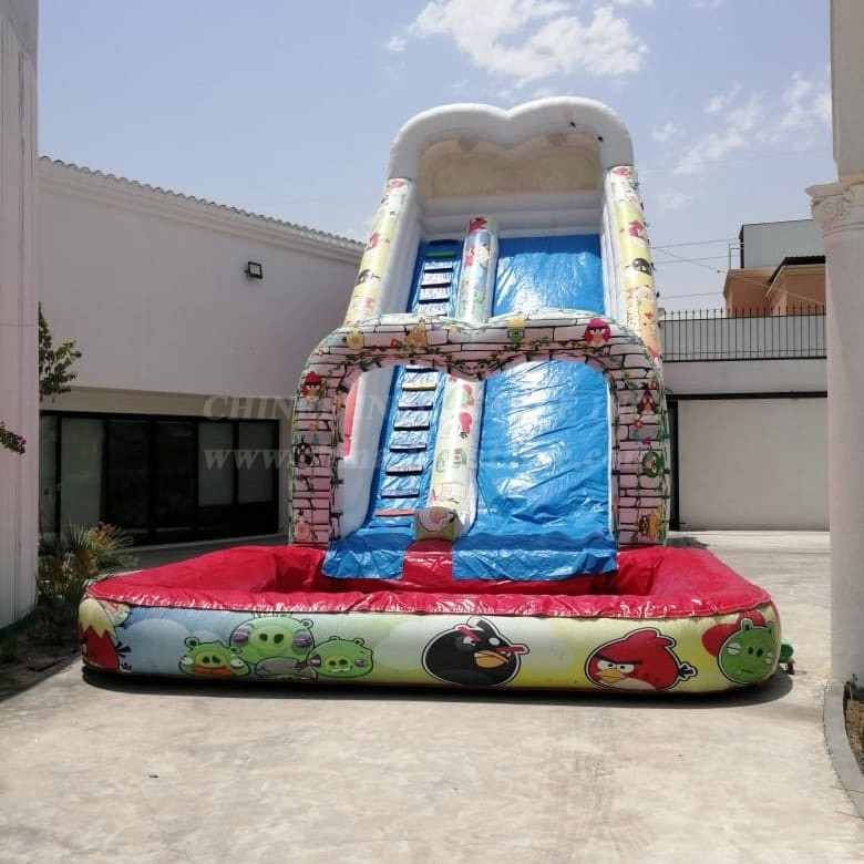 T8-4246 Angry Birds Slide & Pool