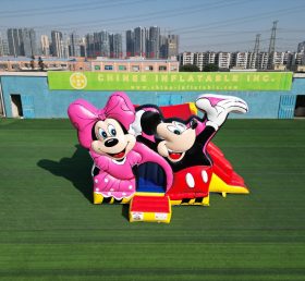 T2-1088B Disney Mickey & Amp Minnie Hüpfburg mit Rutsche