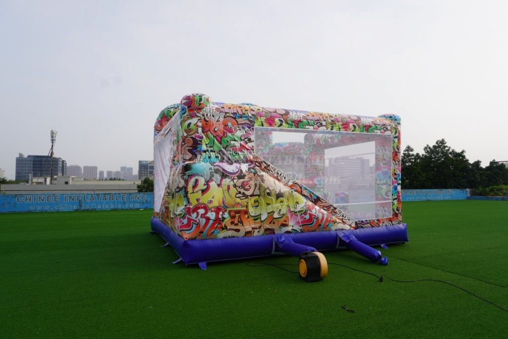 T2-495B Graffiti Style Bouncy Castle