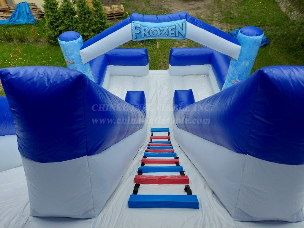 T8-4535 Frozen Inflatable Dry Slide