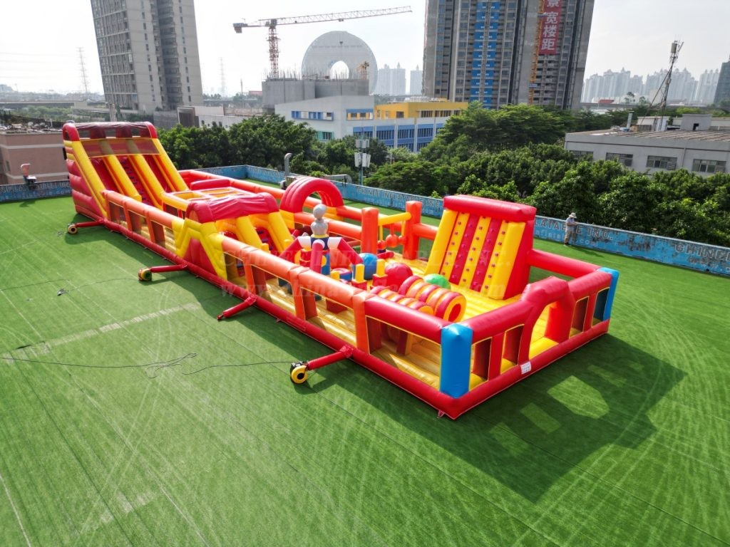 GF2-087 200m² Giant Inflatable Obstacle Course Park