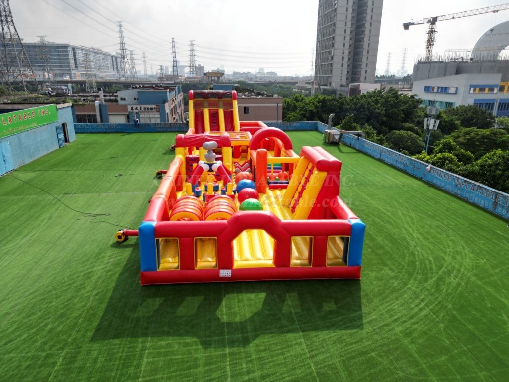 GF2-087 200m² Giant Inflatable Obstacle Course Park