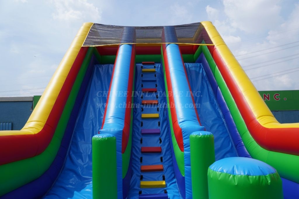 T8-4282B Rainbow Inflatable Slide