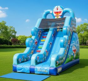 T8-8159 Doraemon Theme Inflatable Dry Sl...