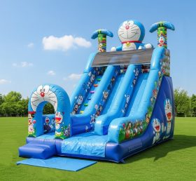 T8-8161 Doraemon Theme Inflatable Dry Sl...