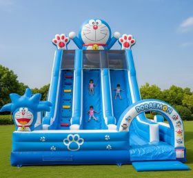 T8-8162 Doraemon Theme Inflatable Dry Sl...