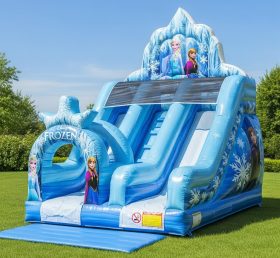T8-8180 Frozen Theme Inflatable Dry Slid...