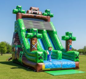 T8-8218 Minecraft Theme Inflatable Dry S...