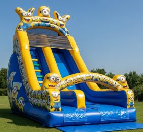 T8-8220 Minions Theme Inflatable Dry Sli...