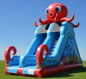 T8-8239 Octopus Theme Inflatable Dry Sli...