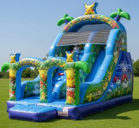 T8-8273 Pokemon Theme Inflatable Dry Sli...