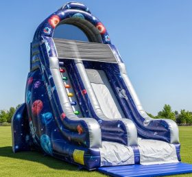 T8-8308 Space Theme Inflatable Dry Slide