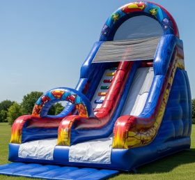 T8-8323 Superhero Theme Inflatable Dry S...