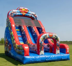 T8-8327 Superman Theme Inflatable Dry Sl...