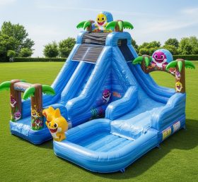 T8-8603 Baby Shark Theme Inflatable Wate...