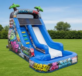 T8-8457 Graffiti Theme Inflatable Water ...