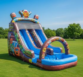 T8-8694 Rusty Rivets Theme Inflatable Wa...